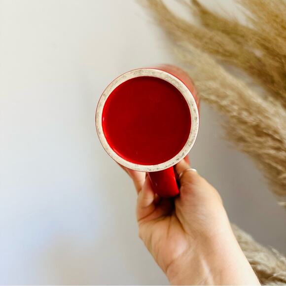 3/$20 VINTAGE Boyd’s Law Y2K 98 Oversize Red Black Tall Ceramic Coffee Mug Cup - Picture 10 of 12